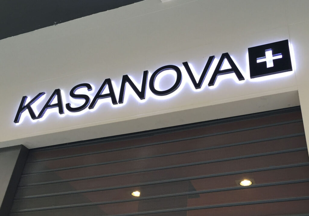 Insegna luminose a LED per Kasanova
