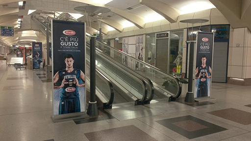 Teli e striscioni realizzati per Barilla